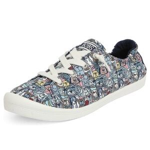 BOBS by Skechers Womens Beach Bingo - Rovers Rally Multi Sneaker